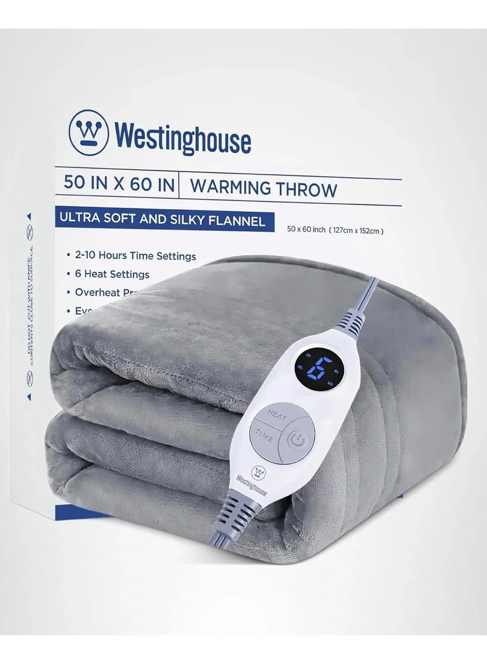 Westinghouse Heated Electric Throw Blanket - (50
